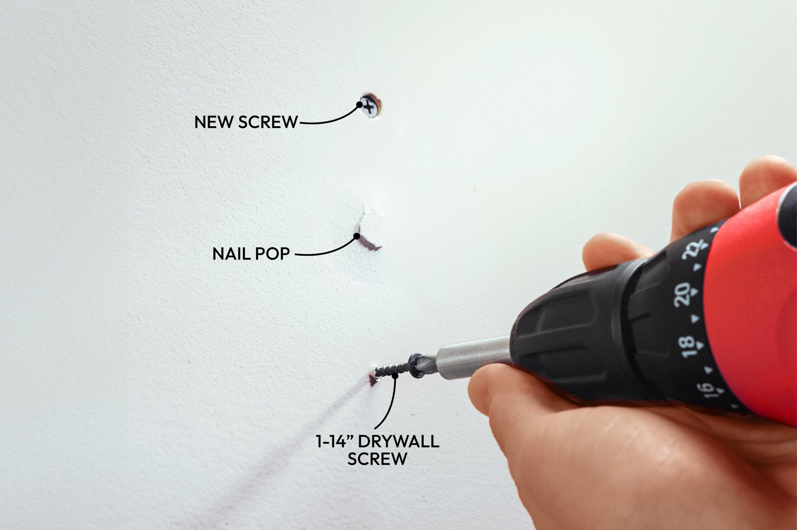 How To Fix Popped Drywall Nails And Screws Fh99jau 01698013 Ai Callouts