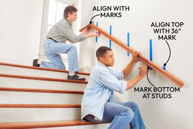 Install A New Stair Handrail Ai Callouts