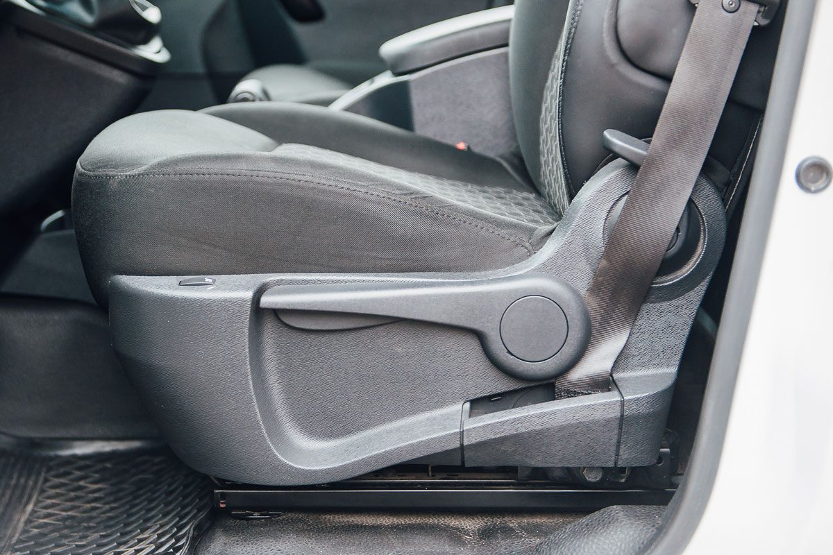 Interior Of A Modern Car With Heated Seats