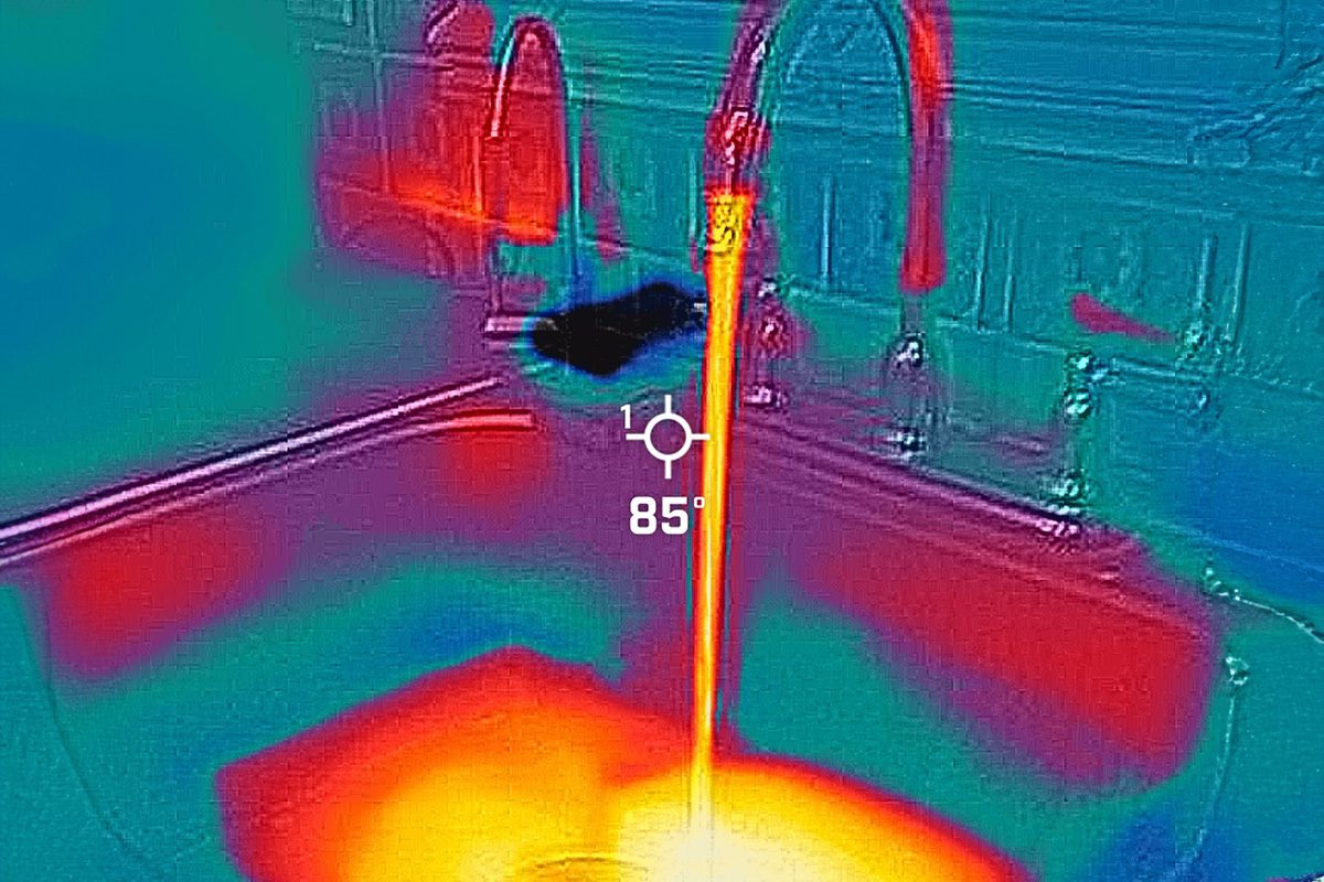 Thermal app in a cell phone