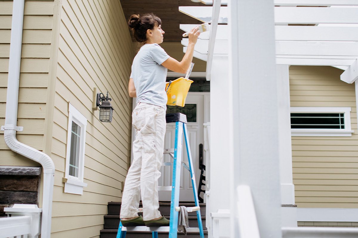 Doing Home Maintenance Work In The Heat Gettyimages 2196428384