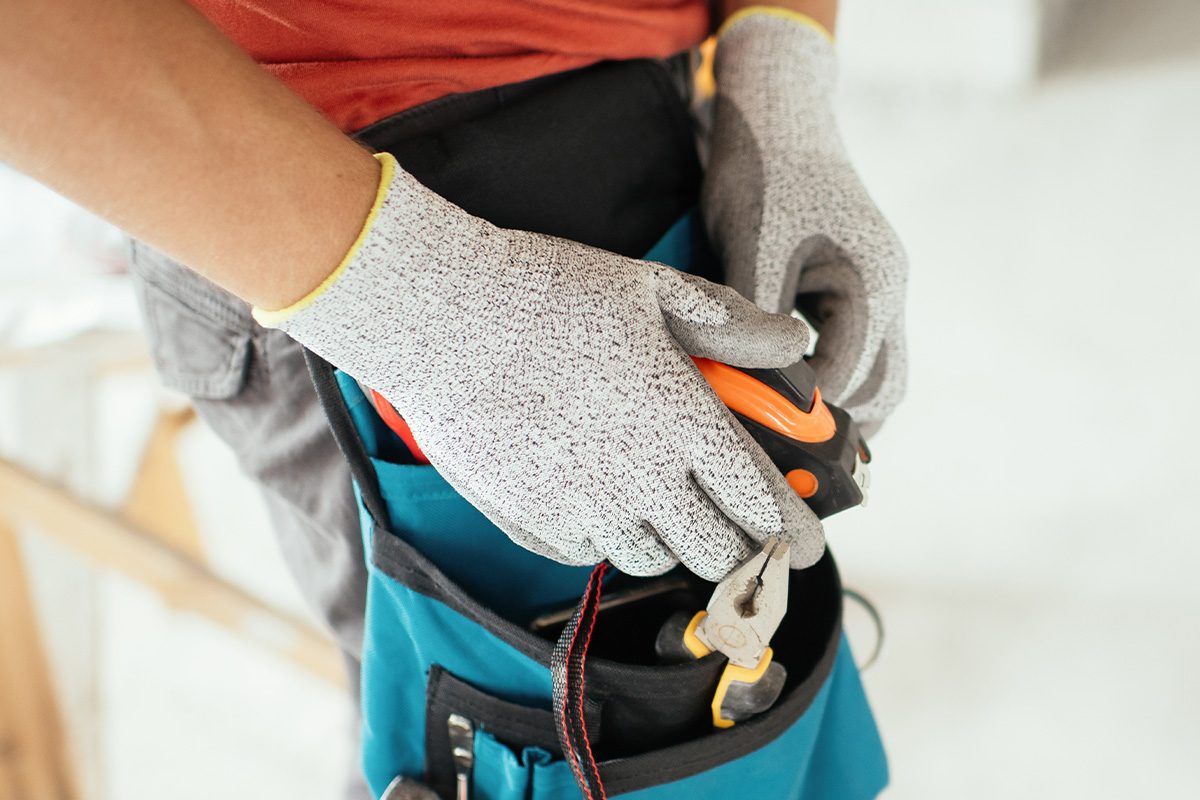 Doing Home Maintenance Work