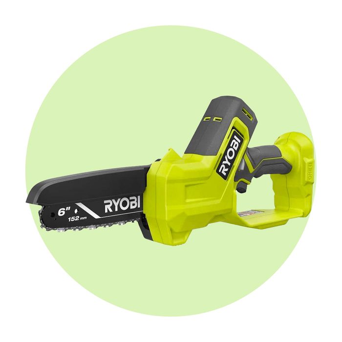 Fall Cleanup Just Got Easier Ryobi One+ 18v Cordless Mini Chainsaw
