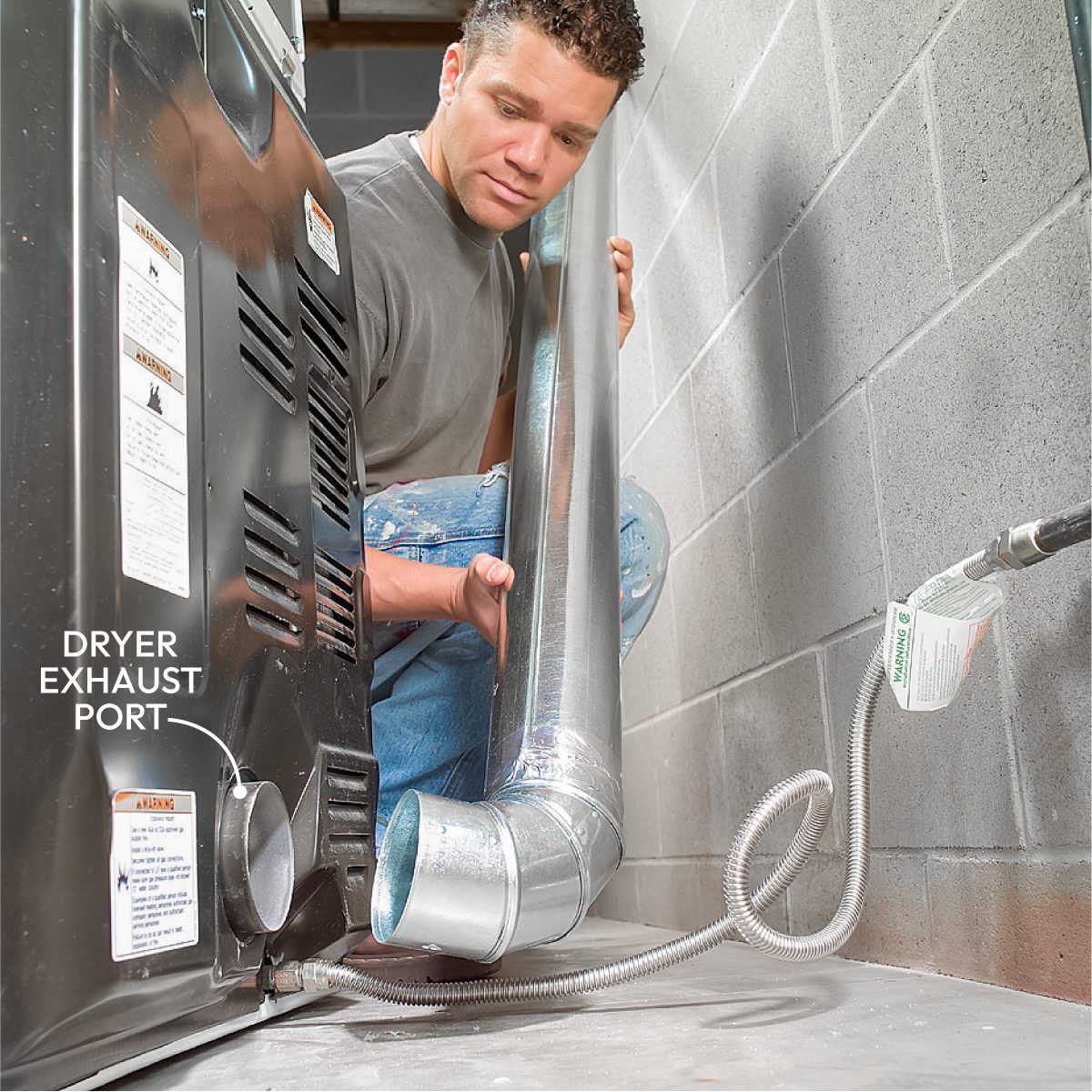 How To Hook Up And Install Dryer Vents Fh04dja 03165 006 Ai