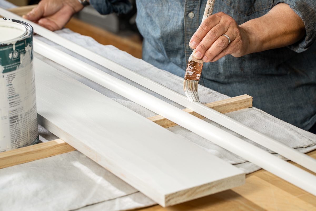 painting quarter-round