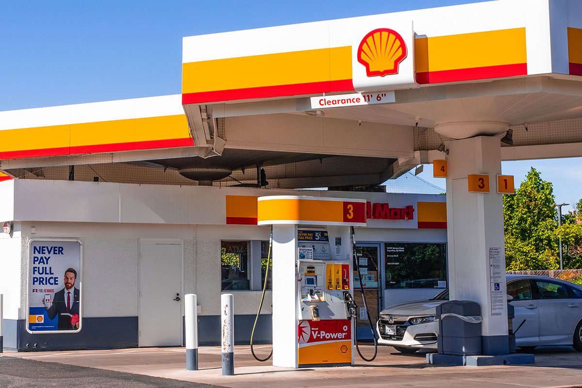 Shell gas station