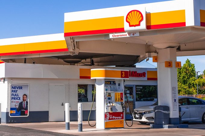 Shell gas station