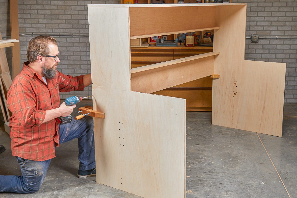 How To Build A Murphy Bed That Easily Transforms Into A Desk