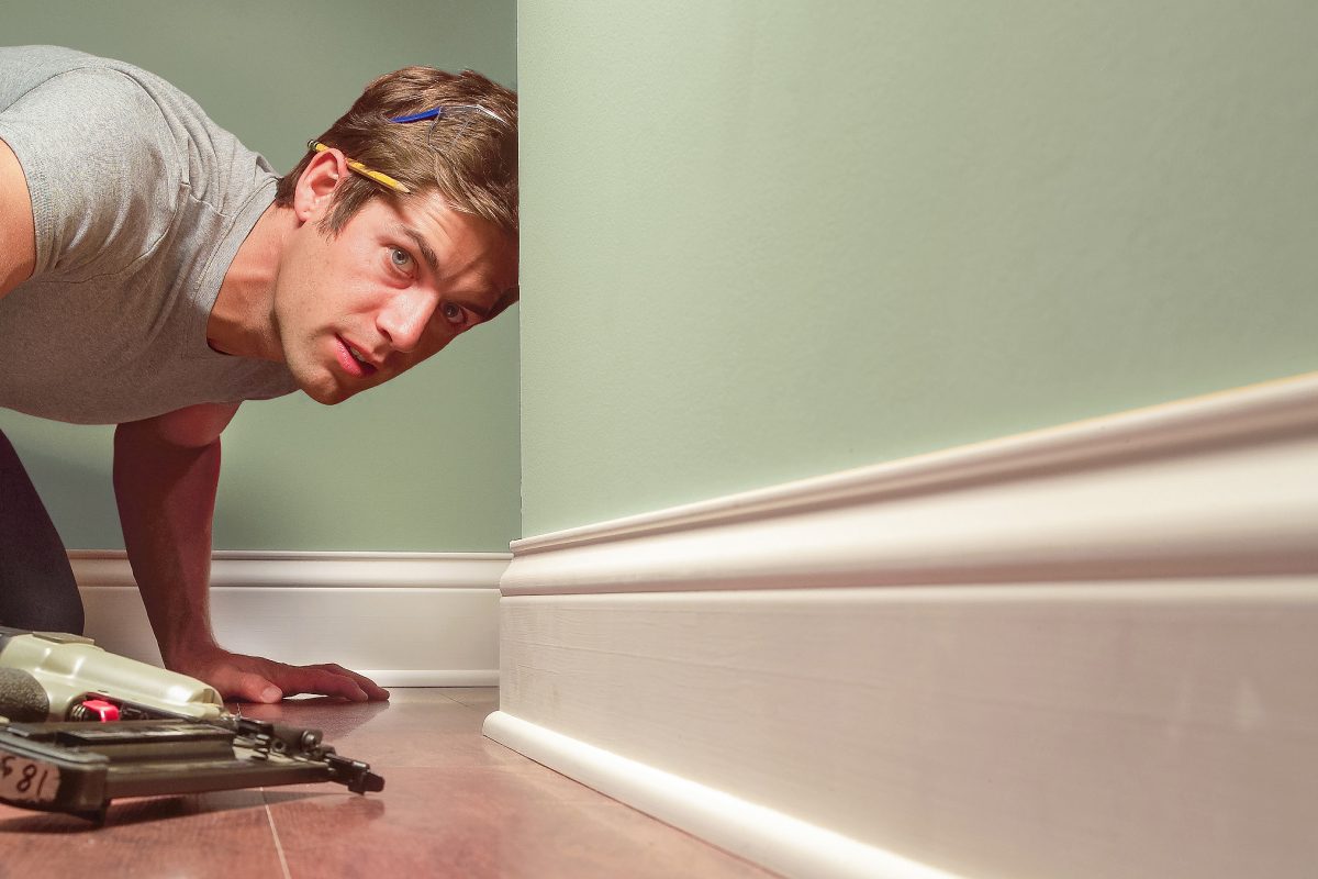 How to Install Baseboard Molding, Even on Crooked Walls