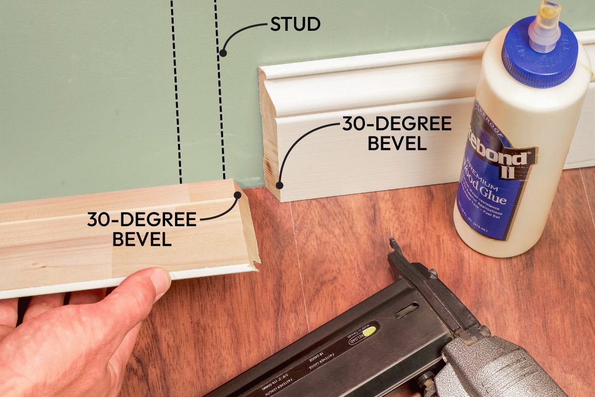 How To Install Baseboard Molding, Even On Crooked Walls