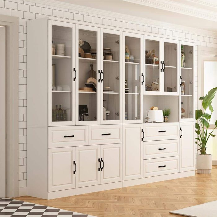 Bookcase With Tempered Glass Doors Via Homedepot.com