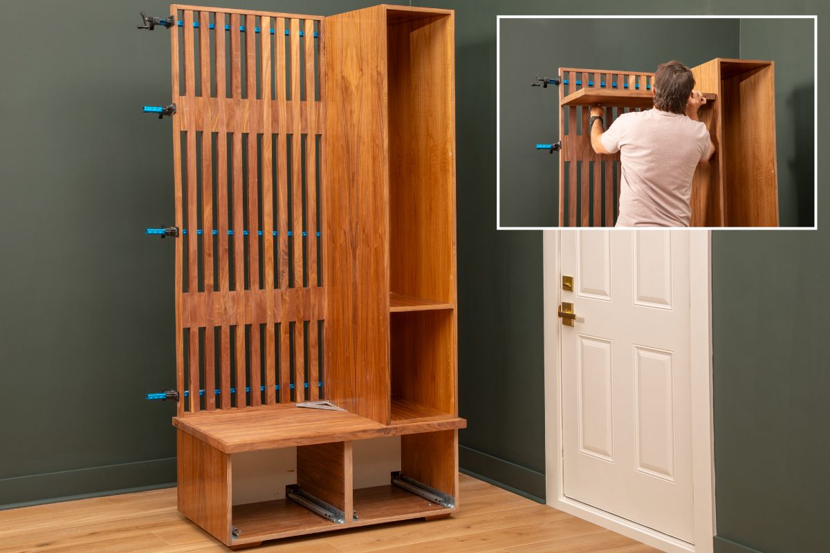 How To Build The Entryway Hall Tree You've Been Dreaming Of