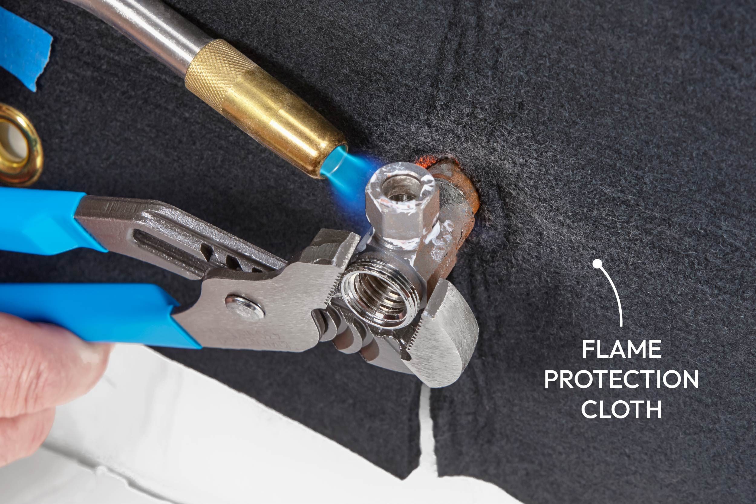 remove old sweat valve