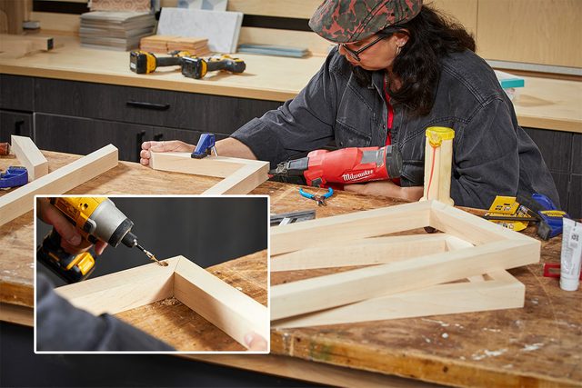 Turn Mess Into Success With This Home Gym Storage Caddie Fhm25 Home Gym Caddy Construct All Frames Md P2 08 28 4b Add Screws Underneath Frames Md P2 08 28 6b