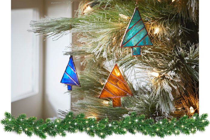 Sleigh Your Holiday Decor With These Stained Glass Christmas Ornaments